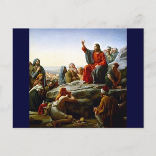 Sermon auf dem Berg Postkarte (Vorderseite)