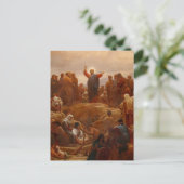 Sermon auf dem Berg Postkarte (Stehend Vorderseite)