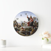 Sermon auf dem Berg, religiöses Gemälde Große Wanduhr (Zuhause)