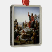 Sermon auf dem Berg Silbernes Ornament (Rechts)