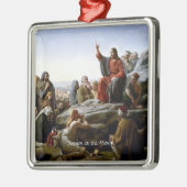 Sermon auf dem Berg Silbernes Ornament (Links)