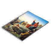 Sermon auf dem Berg von Carl Bloch Notizblock (Linke Seite)