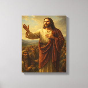 Sermon auf dem Mount™ LDS Leinwand Art