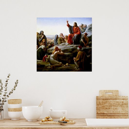 Sermon auf dem Mount Poster (Küche)