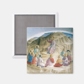 Sermon auf dem Mount Square Magnet (Vorderseite/Rückseite)