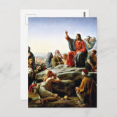 Sermon auf der Mount Card Postkarte (Vorne/Hinten)