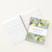 Sermon Notes Watercolor Lemons Olives Notizblock (Innenseite)