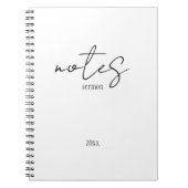 Sermon Notes Year Date Notizblock (Vorderseite)