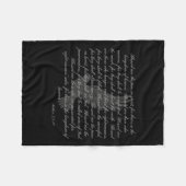 Sermon On The Mount The Beatitudes Matthew 5_3-10 Fleecedecke (Vorderseite (Horizontal))