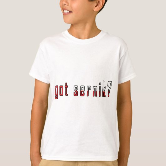 Sernik got? Flag T-Shirt (Vorderseite)