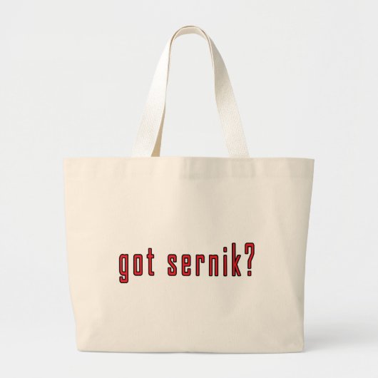 Sernik got? jumbo stoffbeutel (Vorne)