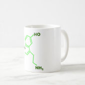 Serotonin-Abzeichen Kaffeetasse (VorderseiteRechts)