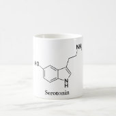 Serotonin Chemie Kaffeetasse (Mittel)