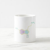Serotonin-chemische Struktur Kaffeetasse (Mittel)