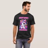 SEROTONIN IN DIESER WIRTSCHAFT Wütend Unicorn-Sero T-Shirt (Vorne ganz)