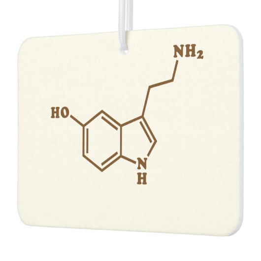Serotonin Molekulare Chemische Formel Autolufterfrischer (Links)