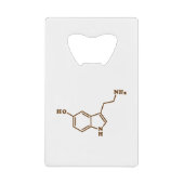Serotonin Molekulare Chemische Formel Geldbeutel Flaschenöffner (Vorderseite)