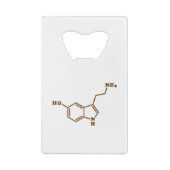 Serotonin Molekulare Chemische Formel Geldbeutel Flaschenöffner (Rückseite)