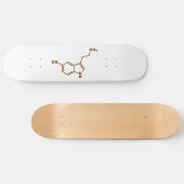 Serotonin Molekulare Chemische Formel Skateboard (Horizontal)