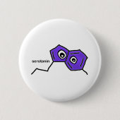 Serotonin Neurotransmitter Button (Vorderseite)