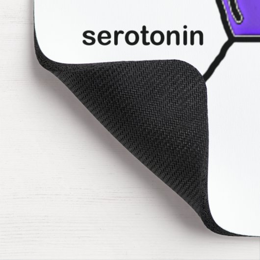 Serotonin Neurotransmitter Mousepad (Ecke)