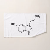 Serotonin-Symbol für chemische Formel Handtuch (Handtuch)