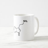Serotonin-Symbol für chemische Formel Kaffeetasse (VorderseiteRechts)