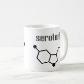 Serotonin-Tasse Kaffeetasse (VorderseiteRechts)