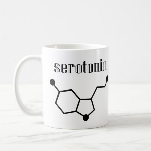 Serotonin-Tasse Kaffeetasse (Links)