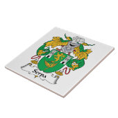 Serpa Familienwappen Fliese (Seite)