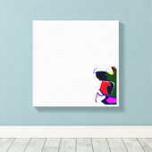 SERPANTINEN LEINWANDDRUCK (Insitu (Holzboden))