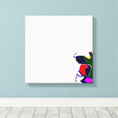 SERPANTINEN LEINWANDDRUCK (Insitu (Holzboden))