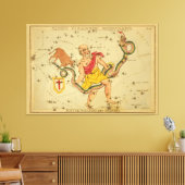 Serpens - Vintages Astronomisches Star Chart Image Leinwanddruck (Insitu (Wohnzimmer))