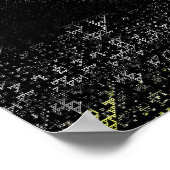 Serpenski-Dreieck Poster (Ecke)