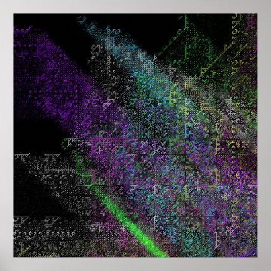 Serpenski-Dreieck Poster (Vorne)