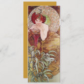 Serpent Art Nouveau Einladung (Vorne/Hinten)