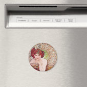 Serpent Art Nouveau Magnet (In Situ (Geschirrspüler))