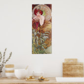 Serpent Art Nouveau Poster (Küche)