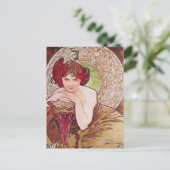 Serpent Art Nouveau Postkarte (Stehend Vorderseite)