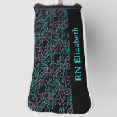 Serpent Chasing Schwanz Nahtlose Muster Krankenwag Golf Headcover (Rotieren 90)