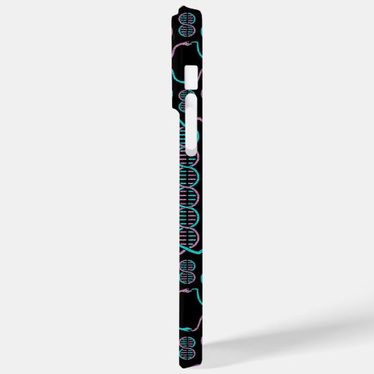 Serpent Chasing Schwanz Nahtloses Muster Case-Mate iPhone Hülle (Rückseite / Links)