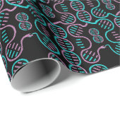 Serpent Chasing Schwanz Nahtloses Muster Geschenkpapier (Rolleneckpunkt)