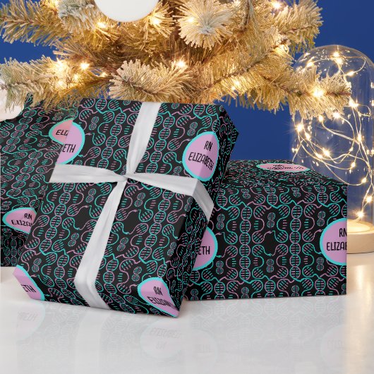Serpent Chasing Schwanz Nahtloses Muster Geschenkpapier (Feiertage)