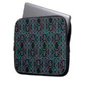 Serpent Chasing Schwanz Nahtloses Muster Laptopschutzhülle (Vorderseite Links)
