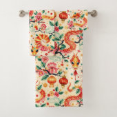 Serpent Dreams Chiness neues Jahr Badhandtuch Set (Insitu)