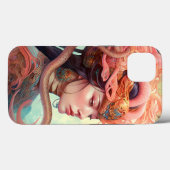 Serpent Hair Lady Fantasy Art Case-Mate iPhone Hülle (Rückseite (Horizontal))