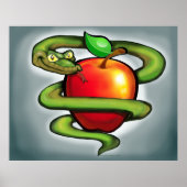 Serpent in Apple Poster (Vorne)