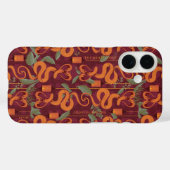 Serpent Luxe Muster - Der weiße Lotus Case-Mate iPhone Hülle (Rückseite (Horizontal))