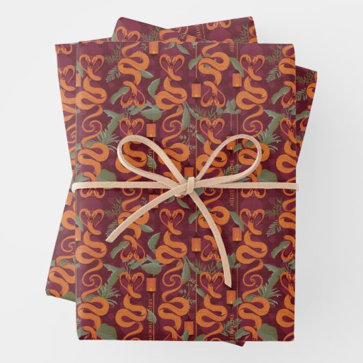 Serpent Luxe Muster - Der weiße Lotus Geschenkpapier Set (Beispiel)