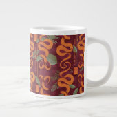 Serpent Luxe Muster - Der weiße Lotus Jumbo-Tasse (Rechts)